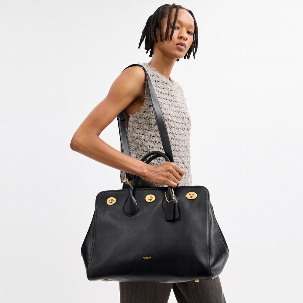 Coach Buy Now Turnlock Tote Bag 40
